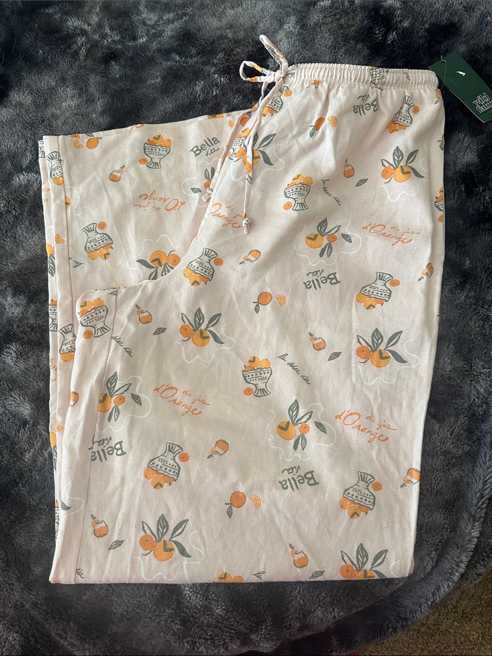 Italian Inspired Linen Blend Sleep Pants